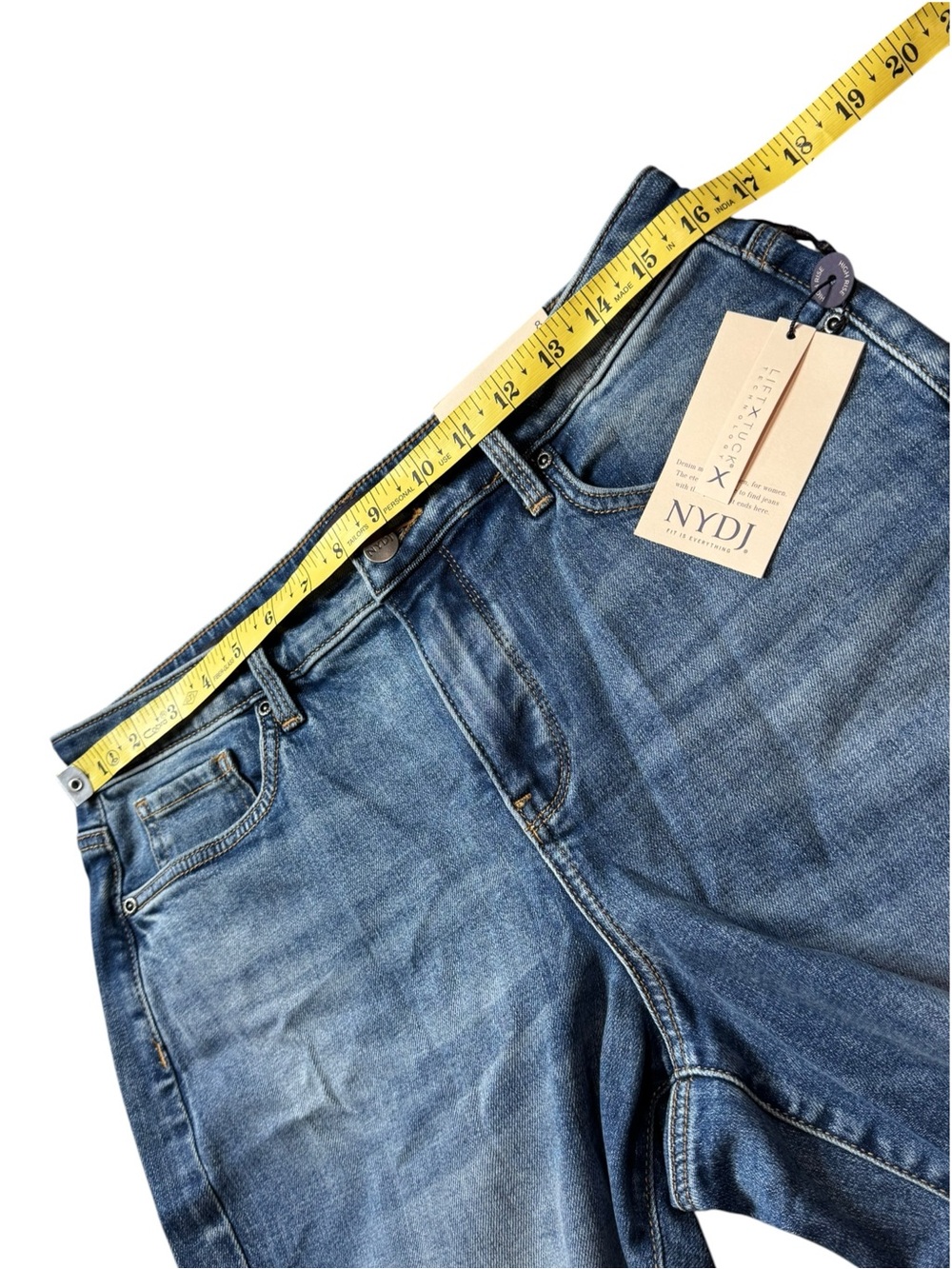 NYDJ Jemma Barrel Jean in Barcelona Breeze size 8 NWT - Picture 7 of 12